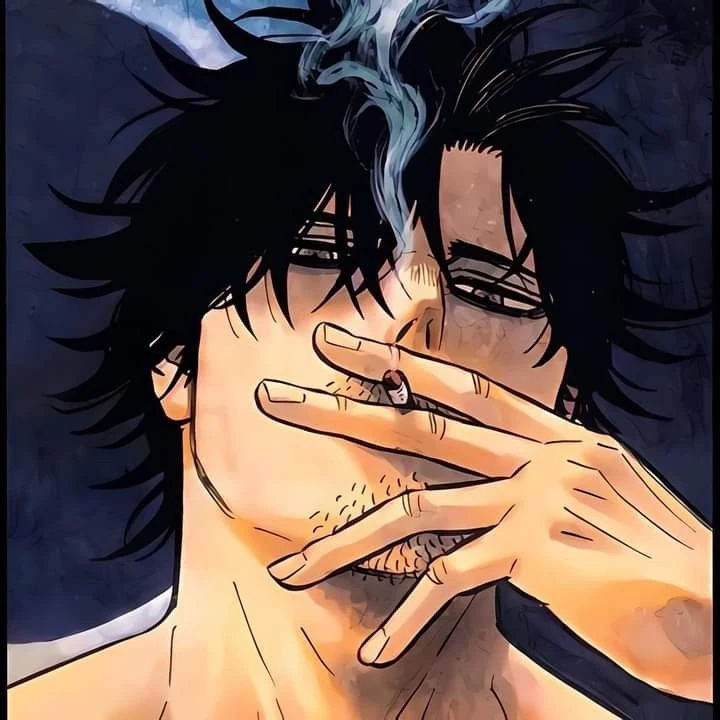 Illustrated adult character profile: Yami Sukehiro